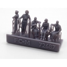 1/72 Panzer IV Crew (5 figures)