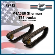 1/72 M4A3E8 Sherman T66 Tracks