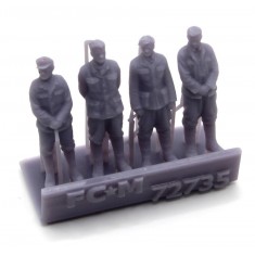 1/72 DAK Surrender Egypt 1941 Figures (3D Printed)