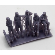 1/72 Spanish Legion M24 Crew 1960 Figures (3D Printed) #1