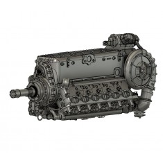 1/24 Daimler Benz DB605D Engine