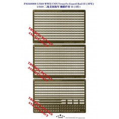 1/350 WWII USN Vessel's Guard Rail II (3 Photo-Etched Sheets)