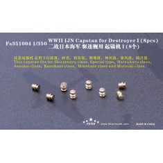 1/350 WWII IJN Capstans Set I for Destroyer (8pcs, Brass)