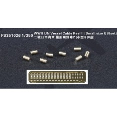 1/350 WWII IJN Vessel Cable Reels Set II - Small Size I (8 Sets)
