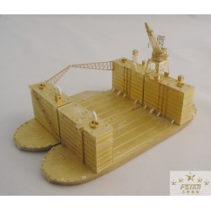 1/700 USS ABSD-1 / AFDB-1 Large Auxiliary Floating Dry Dock Set