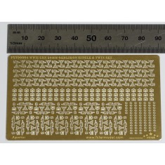 1/700 WWII USN 20mm Oerlikon Single & Twin Set