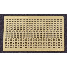 1/700 WWII USN Cable Hole Set (1 photo-etched sheet)