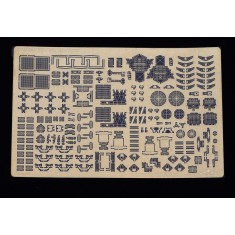 1/700 WWII USN Radar Set (1 photo-etched sheet)