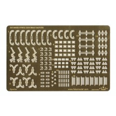 1/700 WWII USN Boat Davits (1 photo-etched sheet)