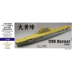 1/700 WWII USS Hornet CV-8 1942 Aircraft Carrier Upgrade Detail set for Trumpeter #05727