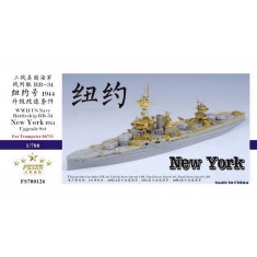 1/700 WWII USS New York BB-34 1944 Battleship Upgrade Detail Set for Trumpeter kit #06711