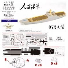 1/700 Chinese PLAN Type 072A LST Upgrade Set for Trumpeter kit #06728