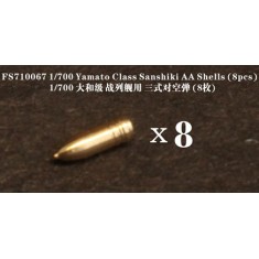 1/700 Yamato Class Sanshiki AA Shells Type 3 (8pcs) 