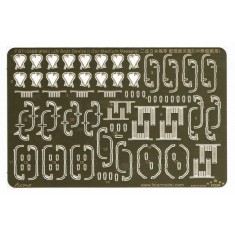 1/700 WWII IJN Boat Devits II for Medium Vessels (1 Photo-Etched Sheet)