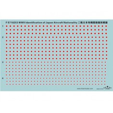 1/700 WWII Japanese Military Aircraft Nationality Mark Decals