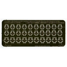 1/700 WWII IJN Platforms for Landing Lights on Aircraft Carrier Ship Boards