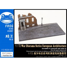 1/72 War Diorama Series - European Architecture II (170mm x 86mm x 60mm)