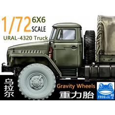 1/72 Ural Truck Flattened Tyres