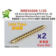 1/35 US Army Browning M1919 Cal..30 Medium Machine Gun Late Type Easy Set