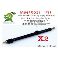 1/35 WWII German Army MG13 Medium Machine Gun Easy Set Type I