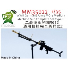 1/35 WWII German Army MG13 Medium Machine Gun Complete Set Type II