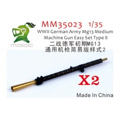 1/35 WWII German Army MG13 Medium Machine Gun Easy Set Type II