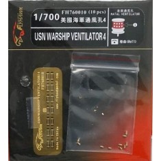 1/700 USN Warship Ventilator 4 (10pcs)