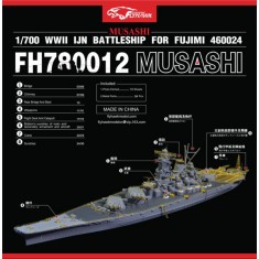 1/700 WWII IJN Battleship Musashi Super Detail Set for Fujimi kit #460024