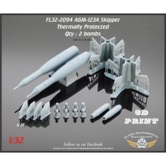 1/32 AGM-123A Skipper Anti-Ship Bombs (2pcs, Thermally Protected)