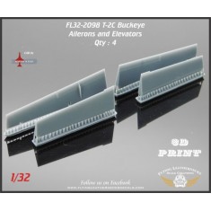 1/32 T-2C Buckeye Flaps and Ailerons