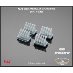 1/32 AN/APX-111 IFF Antenna for F/A-18A+/C/D (4 sets)
