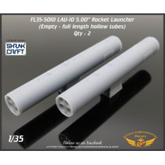 1/35 LAU-10 5.00" Rocket Launcher (Empty)