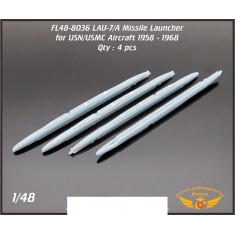 1/48 USN/USMC LAU-7/A Missile Launcher 1958 to 1968 (4pcs)
