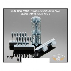 1/48 PMBR (practice multiple Bomb rack) Loaded with Mk-76 (2pcs)