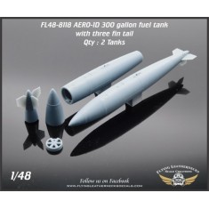 1/48 AERO-1D 300gal Fuel Tank with Three Fin Tail for A-7E