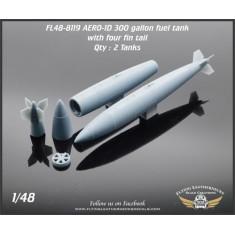 1/48 AERO-1D 300gal Fuel Tank with Four Fin Tail for S-3