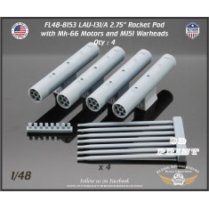 1/48 LAU-131/A 2.75'' Rocket Pod with Rockets