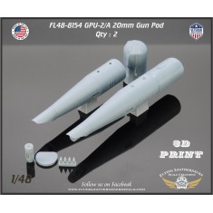 1/48 GPU-2/A 20mm Gun Pods for OV-10 Bronco/A-4 Skyhawk
