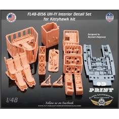 1/48 UH-1Y Interior Detail set for Kittyhawk kit