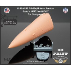1/48 F/A-18A/B Nose BuNo 161353 to 162477 for Hasegawa kit