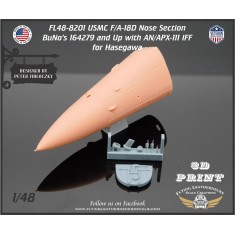 1/48 USMC F/A-18D Nose BuNo 164279 and Up with AN/APX-111 IFF for Hasegawa kits
