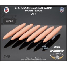 1/48 BLU-27A/B 750lb Napalm - Pointed Fairings