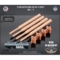 1/48 F-111E/F GBU-28 ''Bunker Buster'' Bombs with Separate Air Foil Groups