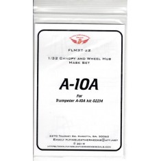 1/32 A-10A Canopy Wheel Mask for Trumpeter #02214 kits