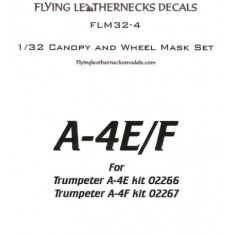 1/32 A-4E/F Canopy Wheel Mask for Trumpeter kits