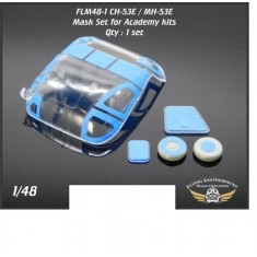 1/48 CH-53E Canopy Wheel Mask for Academy kits