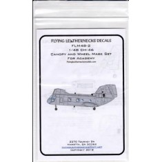 1/48 CH-46E Canopy Wheel Mask for Academy kits