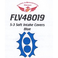 1/48 S-3 Intake Covers - Blue