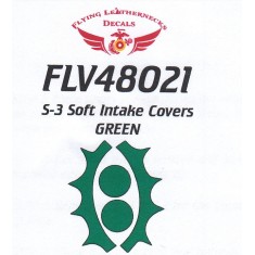 1/48 S-3 Intake Covers - Green