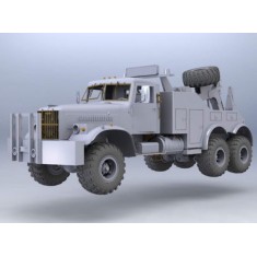 1/35 Cold War Soviet KrAZ Bro Wrecker Truck